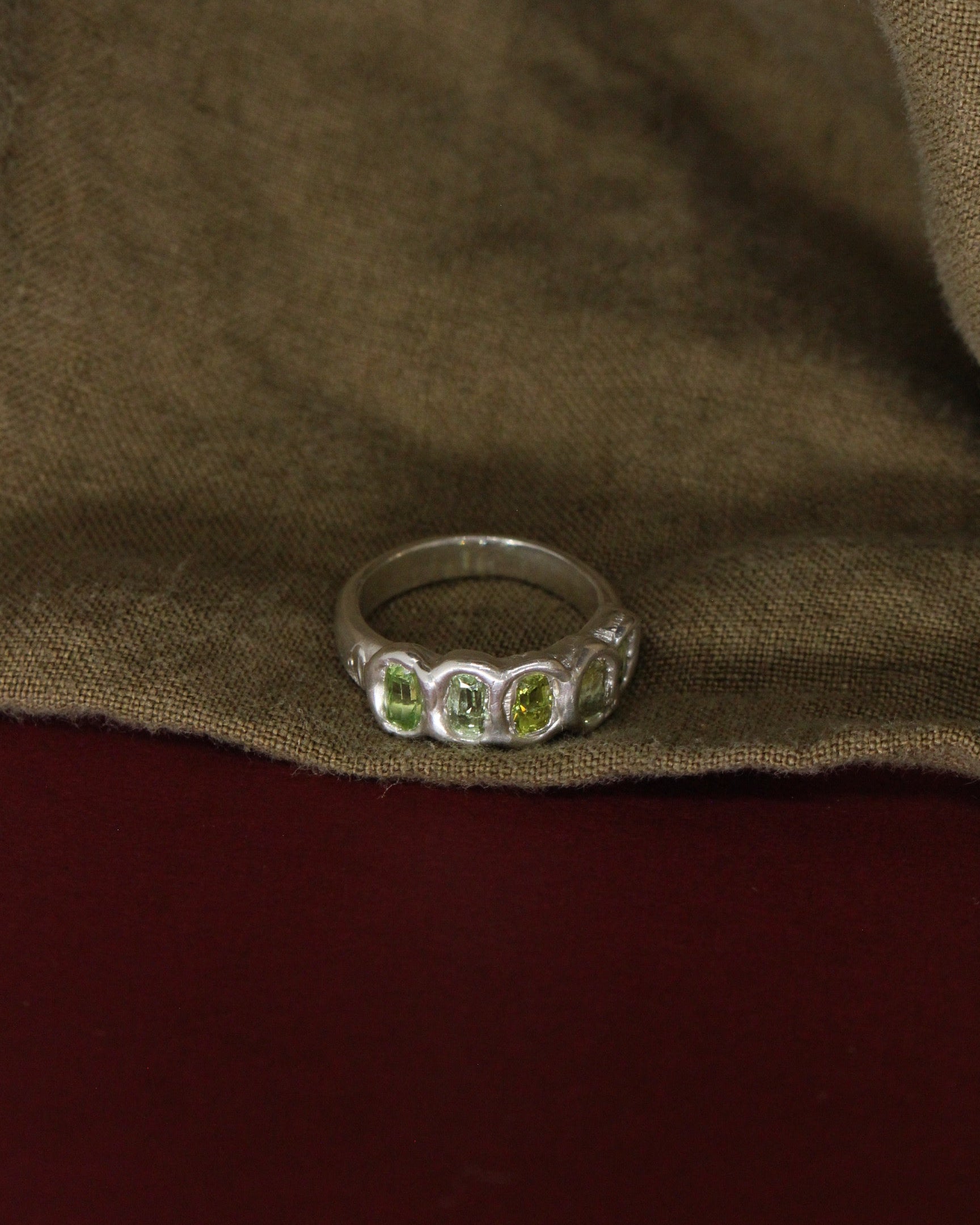 Green Eyed Monster Ring
